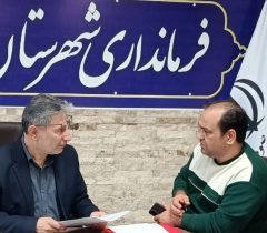 فرماندار صومعه‌سرا در نخستین روزهای کاری سال ۱۴۰۵ پای صحبت‌های مردم نشست